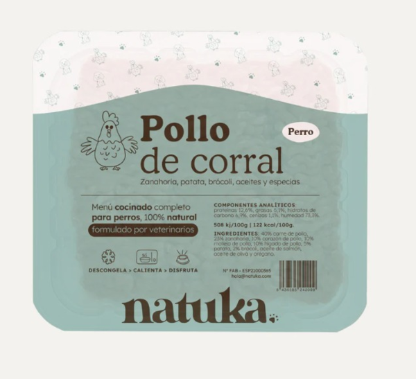 Menú Cocinado Pollo