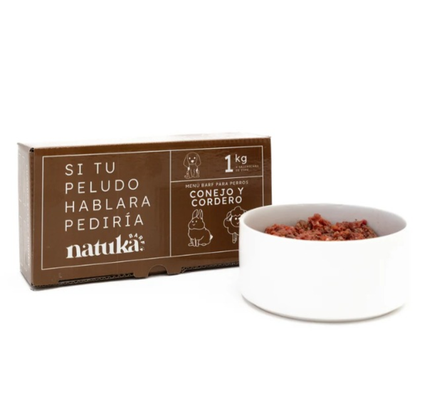 Menú Conejo y Cordero BARF