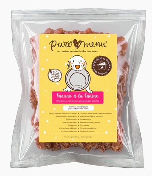 Menú Vacuno à la Canine