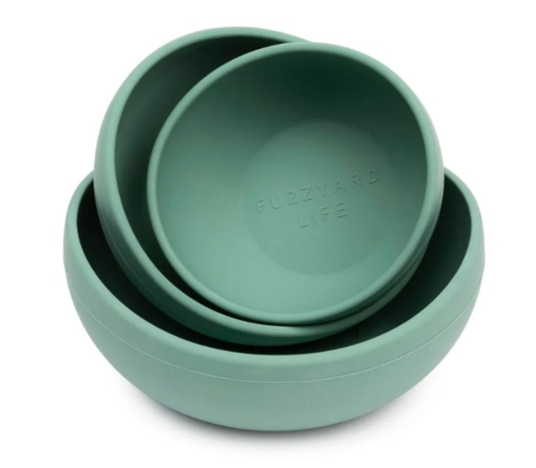 Silicone Bowl Myrtle Green (1)