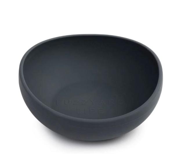 Silicone Bowl Slate Grey