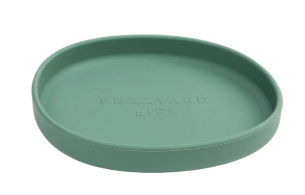 Silicone Cat Dish Myrtle Green