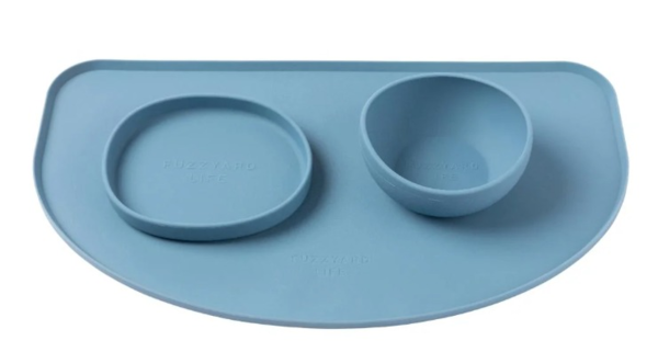 Silicone Feeding Mat French Blue (3)