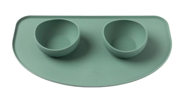 Silicone Feeding Mat Myrtle Green (2)