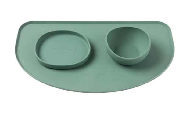 Silicone Feeding Mat Myrtle Green (3)