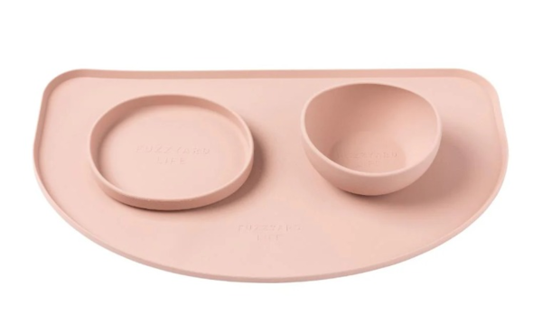 Silicone Feeding Mat Soft Blush (3)